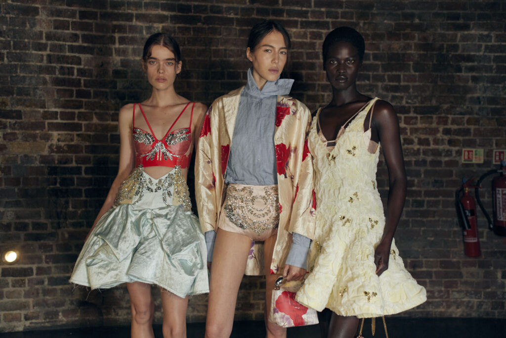 Backstage at Erdem Spring 2027 Ready-to-Wear Collection